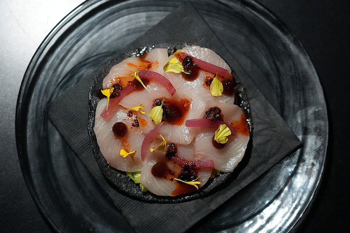 Hamachi Tostada
