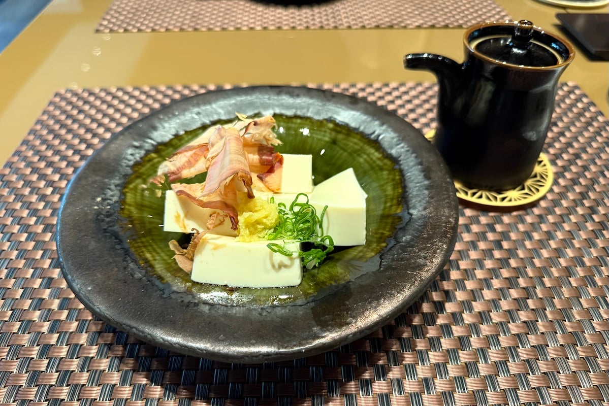 Cold Aloha Tofu at Yohei Sushi Kahala