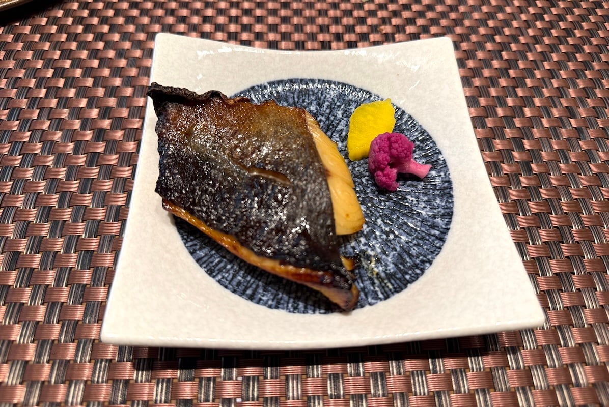 Gilled Miso Butter Fish at Yohei Sushi Kahala