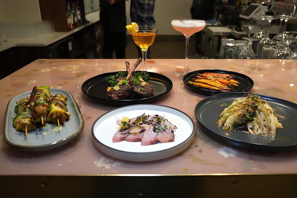 assorted dishes at Lady Elaine