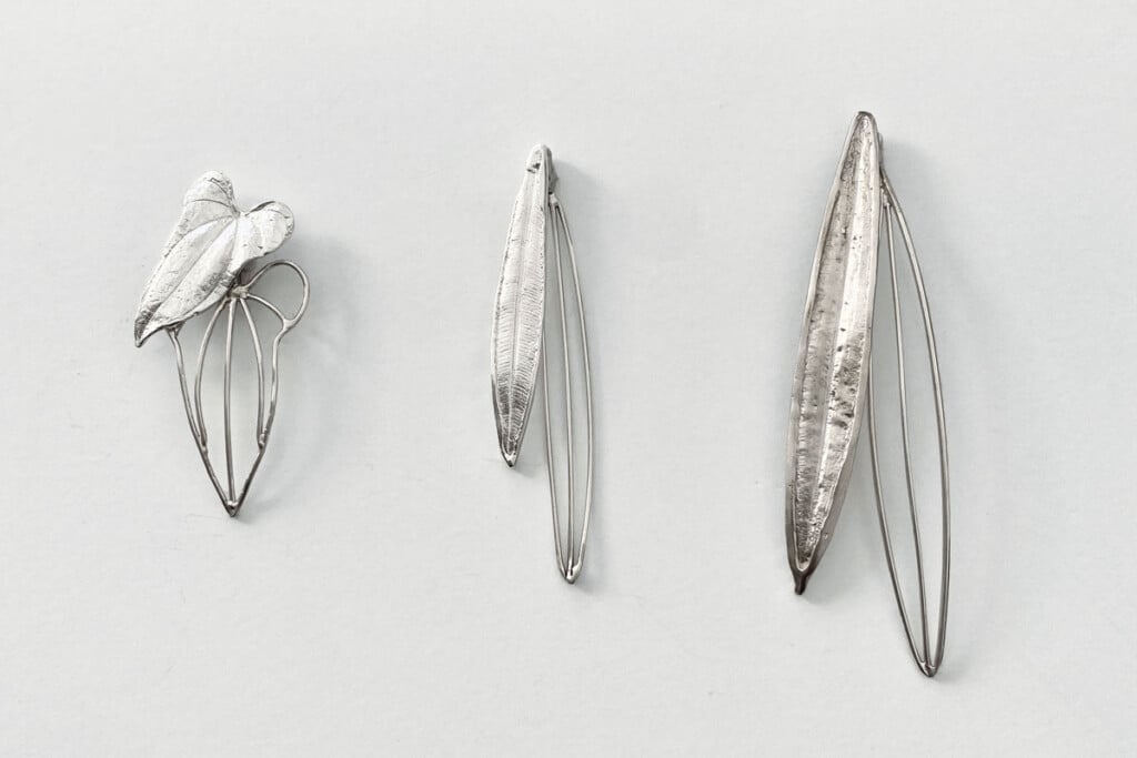Leaf And Shadow Pendant Silver 925