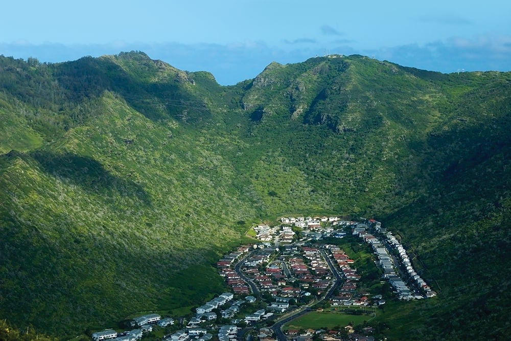 Oahu Island Suburban Community