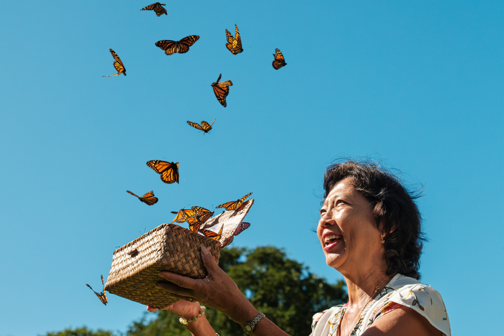 Hn2403 Ay Butterfly Release Darlene Loo Mcdowell Crop