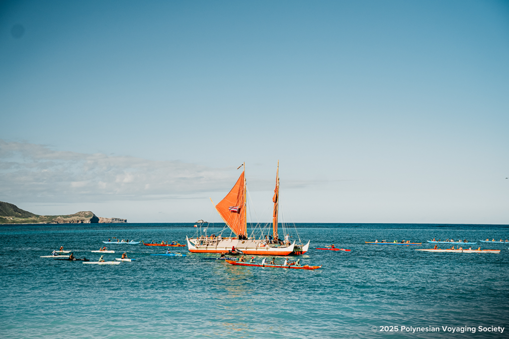 Hokulea Photo Courtesy Of Polynesian Voyaging Society