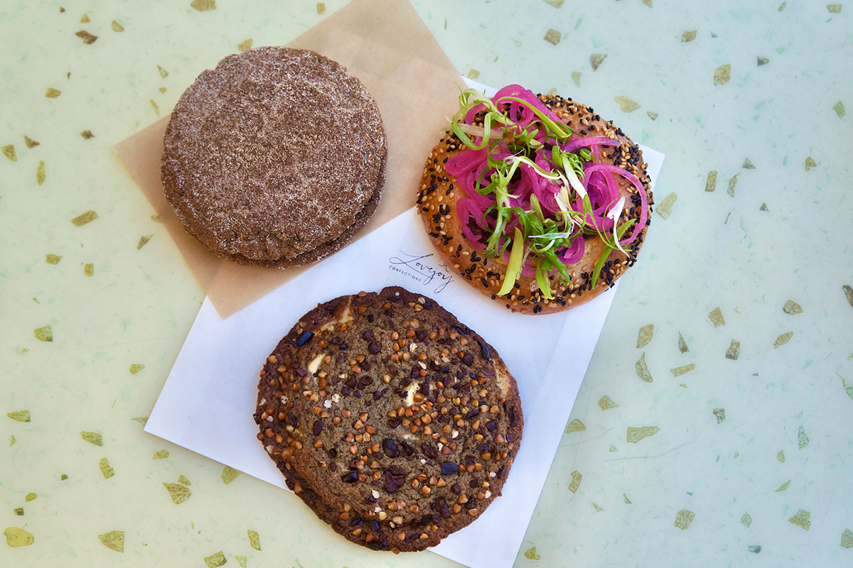 Lovejoy Confections Chai Sugar Cookie Sandwich Miso Soba Cookie Lup Cheong Kolache Bun Pc Andrea Lee