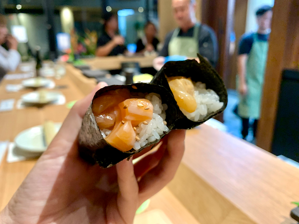 Nori Bar Handrolls Pc Andrea Lee