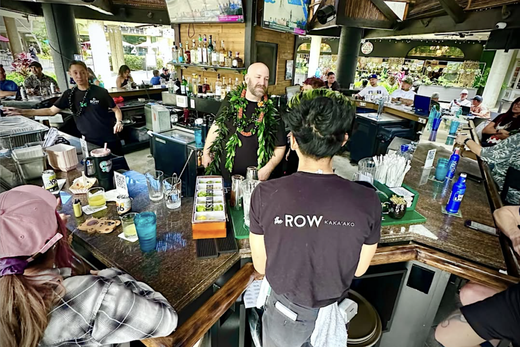bartenders and customers at The Row Kaka‘ako